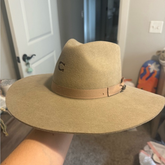 SET OF 2 Charlie 1 Horse Hat Black and Tan Wide Brim Hats - Picture 2 of 6